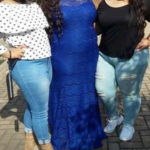 David's bridal formal prom dress